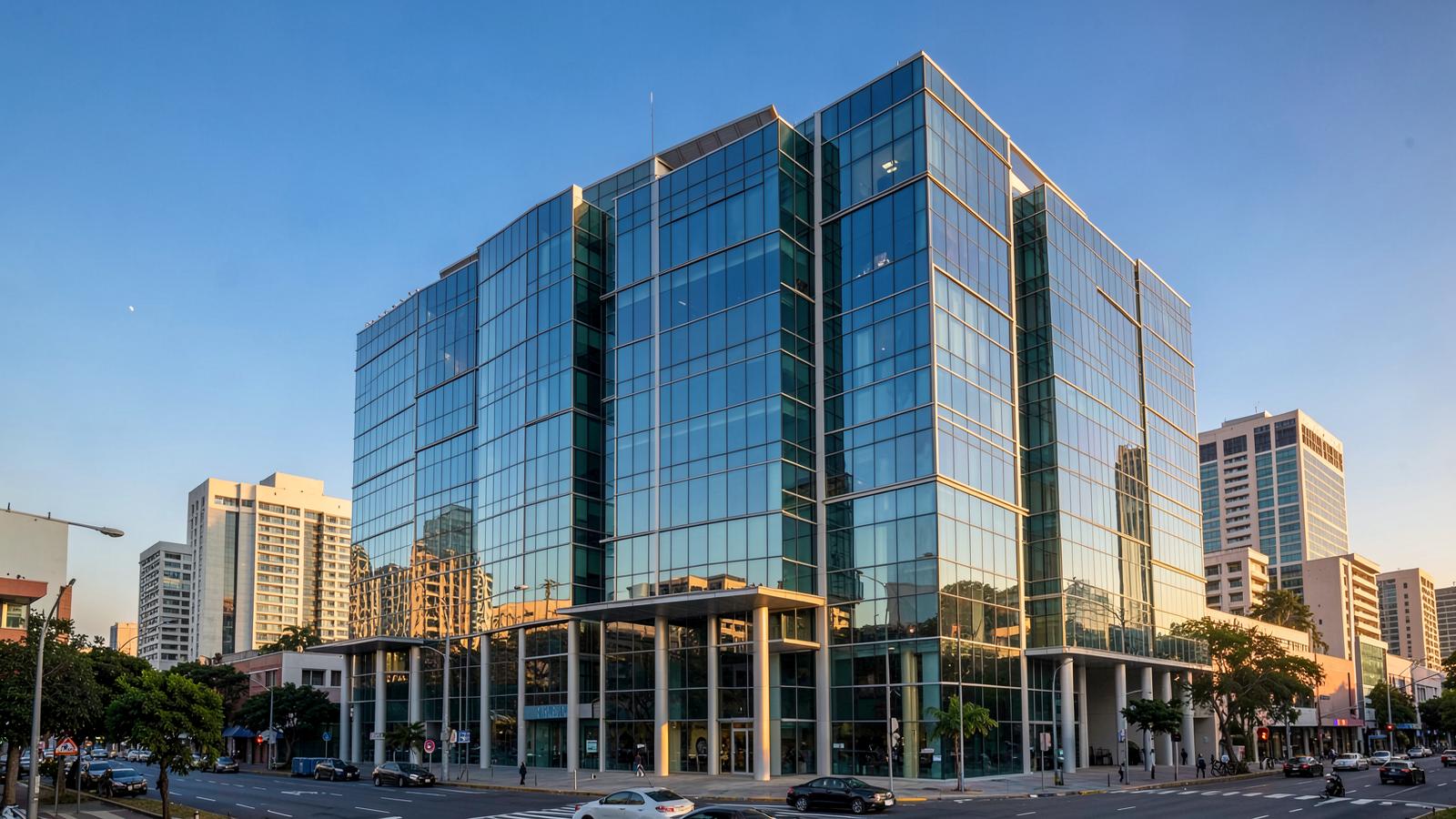 Corporate office building in Sandton, Johannesburg